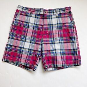2/25 Urban Outfitters Vintage Plaid Shorts Mens Golf